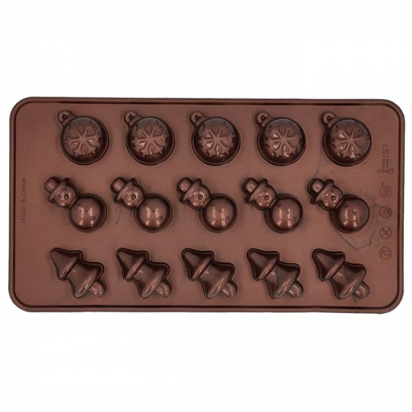 Praline & Chocolate Moulds - Merry Christmas